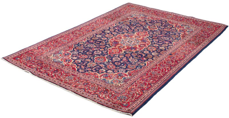 Teppich Keshan Korkwolle Antik | ca. 135 x 215 cm – Detailbild 1 – jetzt kaufen bei Lifetex-Heimtextilien.de