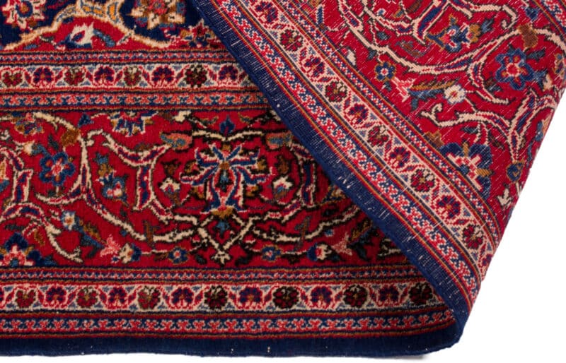 Teppich Keshan Korkwolle Antik | ca. 135 x 215 cm – Detailbild 4 – jetzt kaufen bei Lifetex-Heimtextilien.de