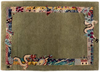 Teppich Drachenmotiv Nepal Kenecht | ca. 135 x 190 cm – jetzt kaufen bei Lifetex-Heimtextilien.de