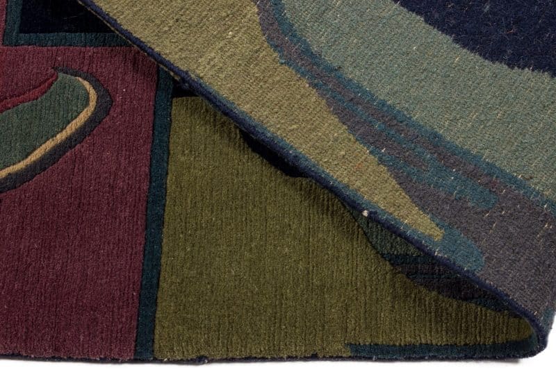 Bildteppich Buddha Teezeit mit Tieren Nepal | ca. 125 x 175 cm – Detailbild 4 – jetzt kaufen bei Lifetex-Heimtextilien.de