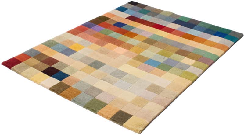 Teppich Multicolor Pixel | ca. 120 x 165 cm – Detailbild 1 – jetzt kaufen bei Lifetex-Heimtextilien.de