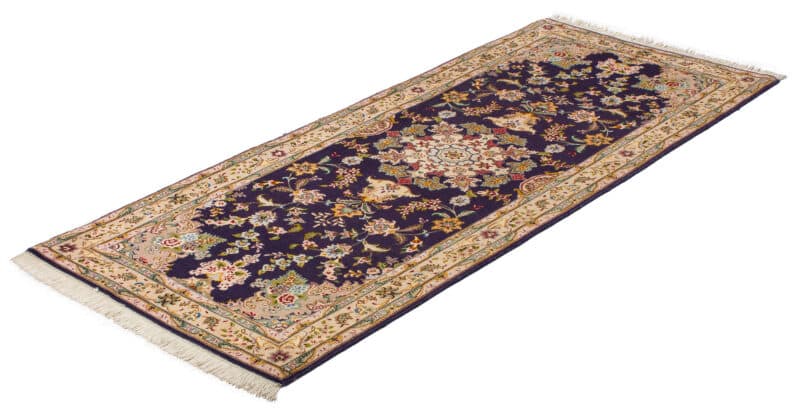 Teppich Läufer Täbriz mit Seide | ca. 80 x 205 cm – Detailbild 1 – jetzt kaufen bei Lifetex-Heimtextilien.de