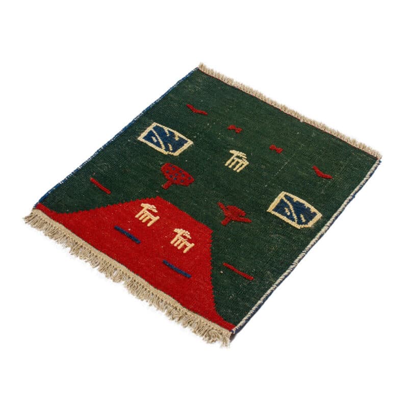 Teppich Poshti Ghashghai Kelim | ca. 50 x 50 cm – jetzt kaufen bei Lifetex-Heimtextilien.de