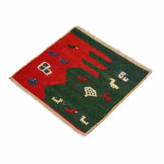 Teppich Poshti Ghashghai Kelim | ca. 50 x 50 cm – jetzt kaufen bei Lifetex-Heimtextilien.de