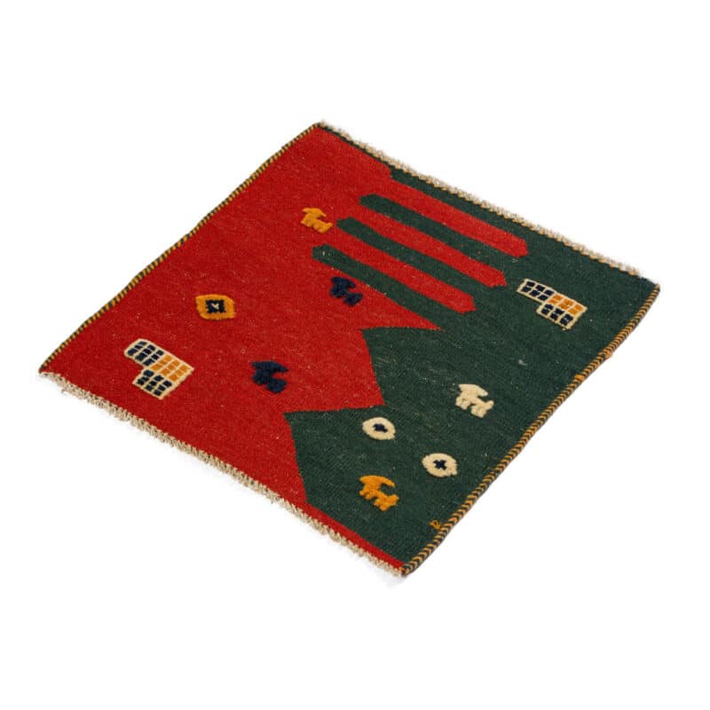 Teppich Poshti Ghashghai Kelim | ca. 50 x 50 cm – jetzt kaufen bei Lifetex-Heimtextilien.de