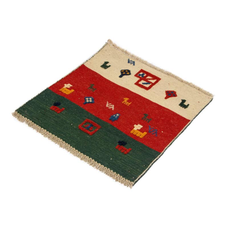 Teppich Poshti Ghashghai Kelim | ca. 50 x 50 cm – jetzt kaufen bei Lifetex-Heimtextilien.de