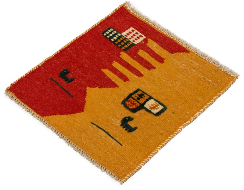 Teppich Poshti Ghashghai Kelim | ca. 50 x 50 cm – jetzt kaufen bei Lifetex-Heimtextilien.de