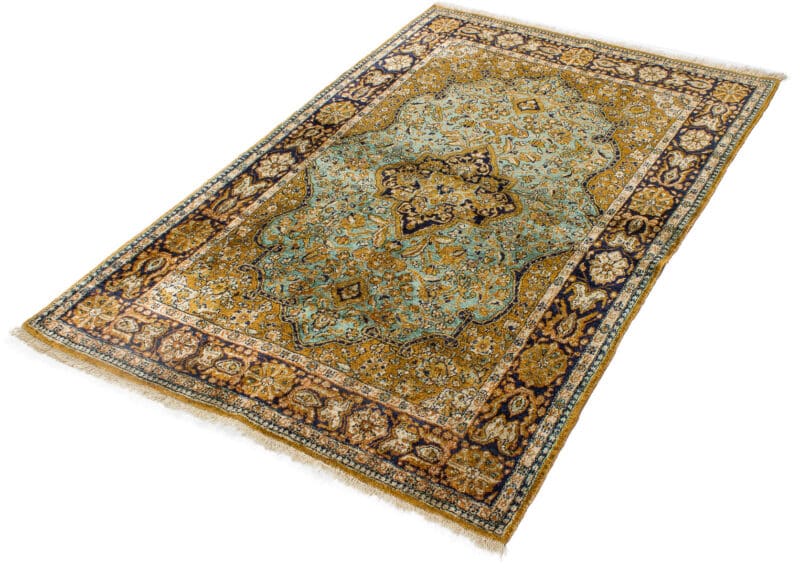 Teppich Ghom Seide | ca. 105 x 155 cm – Detailbild 1 – jetzt kaufen bei Lifetex-Heimtextilien.de