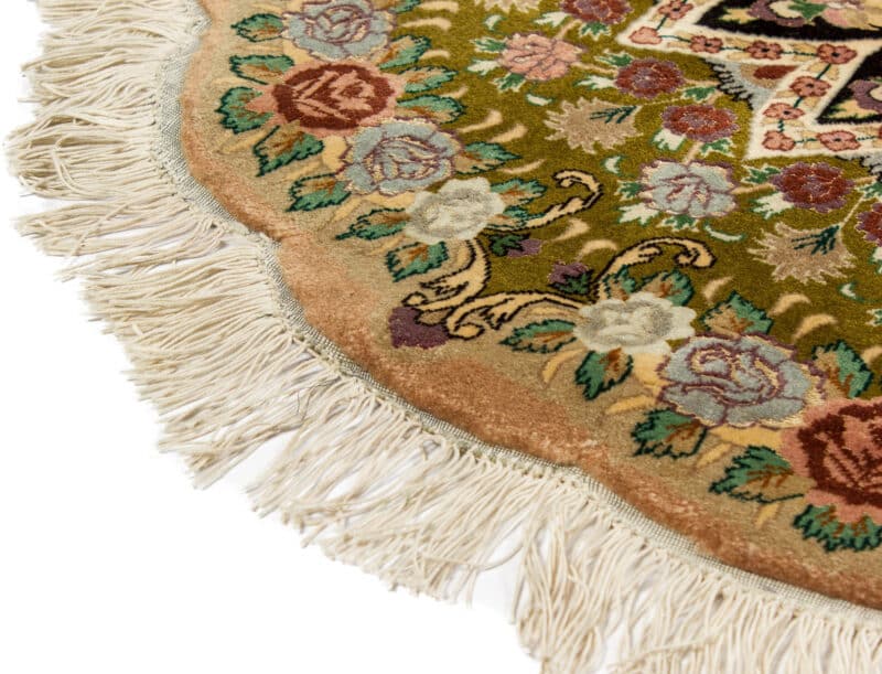 Teppich Täbriz 50R | ca. 100 cm rund – Detailbild 2 – jetzt kaufen bei Lifetex-Heimtextilien.de