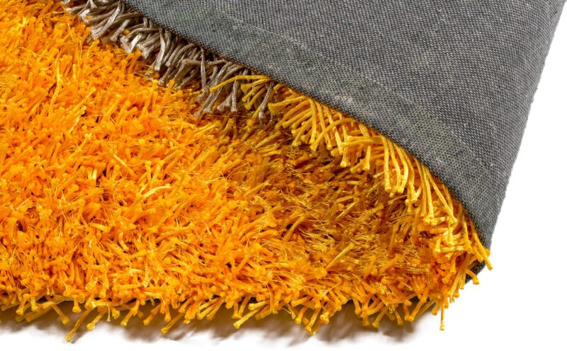 Teppich Shaggy Pasadena | Gelb-Rot – Detailbild 4 – jetzt kaufen bei Lifetex-Heimtextilien.de