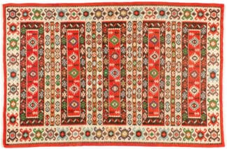 Teppich Poshti Kelim Ghashghai | ca. 50 x 50 cm – jetzt kaufen bei Lifetex-Heimtextilien.de