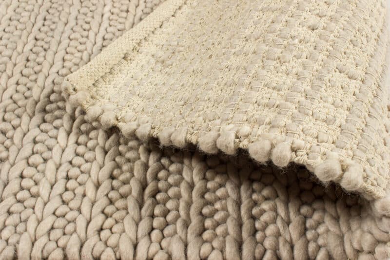 Teppich Brücke Taupe | ca. 70 x 140 cm – Detailbild 3 – jetzt kaufen bei Lifetex-Heimtextilien.de
