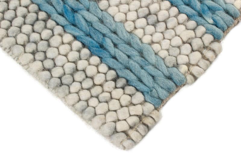 Teppich Bubble Modern gestreift | ca. 75 x 95 cm – Detailbild 2 – jetzt kaufen bei Lifetex-Heimtextilien.de