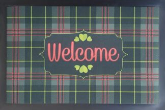 Türmatte Welcome Karos - 40x60 cm | Fußmatte, Sauberlaufmatte – jetzt kaufen bei Lifetex-Heimtextilien.de