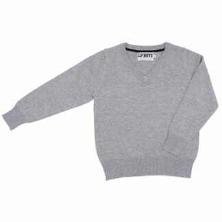 LITTLE PIECES Jungen Pullover mit V-Ausschnitt in Grau – jetzt kaufen bei Lifetex-Heimtextilien.de
