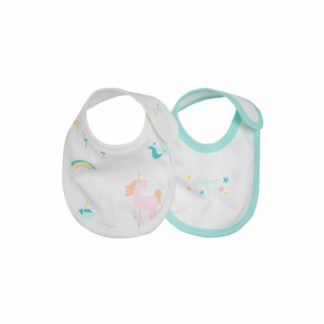 BABY CORNER 2er Set Baby-Mädchen Lätzchen Einhorn – jetzt kaufen bei Lifetex-Heimtextilien.de