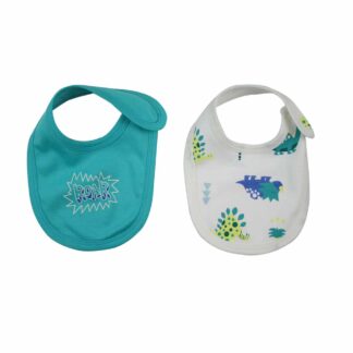 BABY CORNER 2er Set Baby-Jungen Lätzchen "Dino" – jetzt kaufen bei Lifetex-Heimtextilien.de