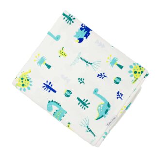 BABY CORNER Baby-Jungen Decke Dinosaurier für Wickelauflage ca. 75x80 cm Baumwolle – jetzt kaufen bei Lifetex-Heimtextilien.de
