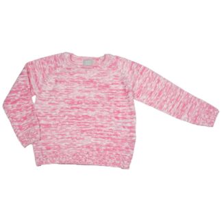 NAME IT Mädchen Strickpullover Nica meliert in Rosa/Weiß – jetzt kaufen bei Lifetex-Heimtextilien.de