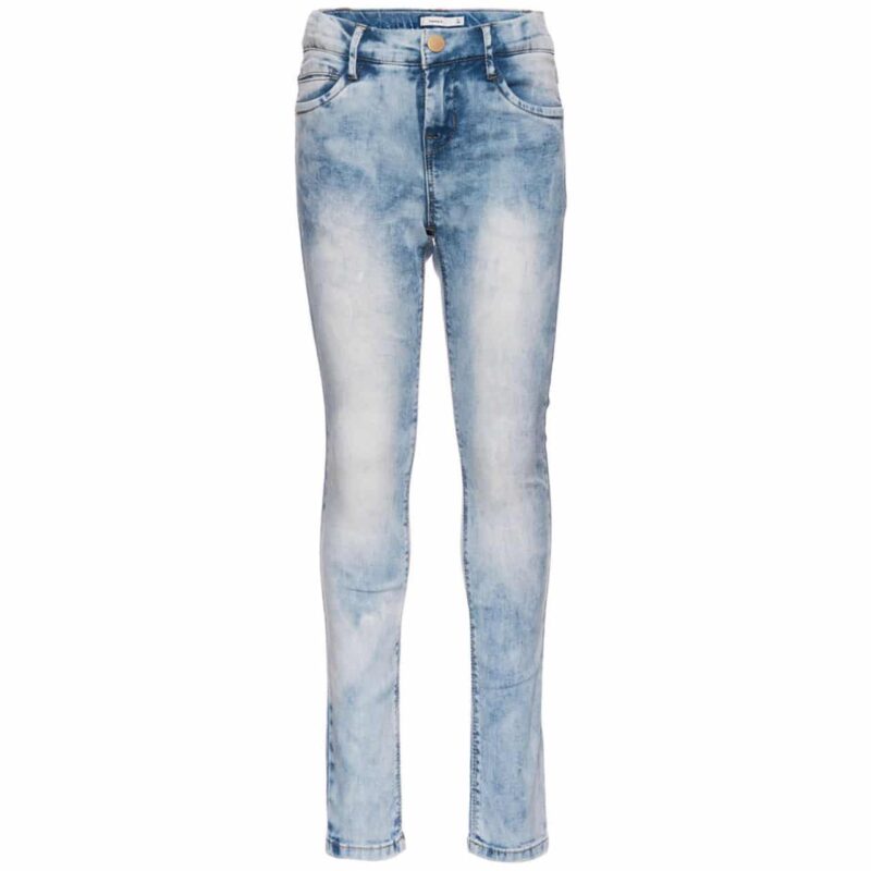 NAME IT Mädchen Jeans Nittime Used Look in Blau – jetzt kaufen bei Lifetex-Heimtextilien.de