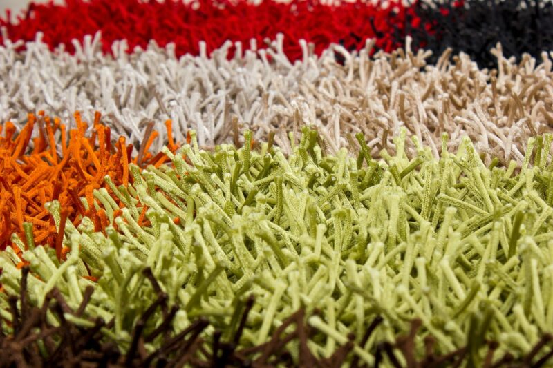 Teppich Brücke Shaggy Multicolor | ca. 70 x 140 cm – Detailbild 3 – jetzt kaufen bei Lifetex-Heimtextilien.de