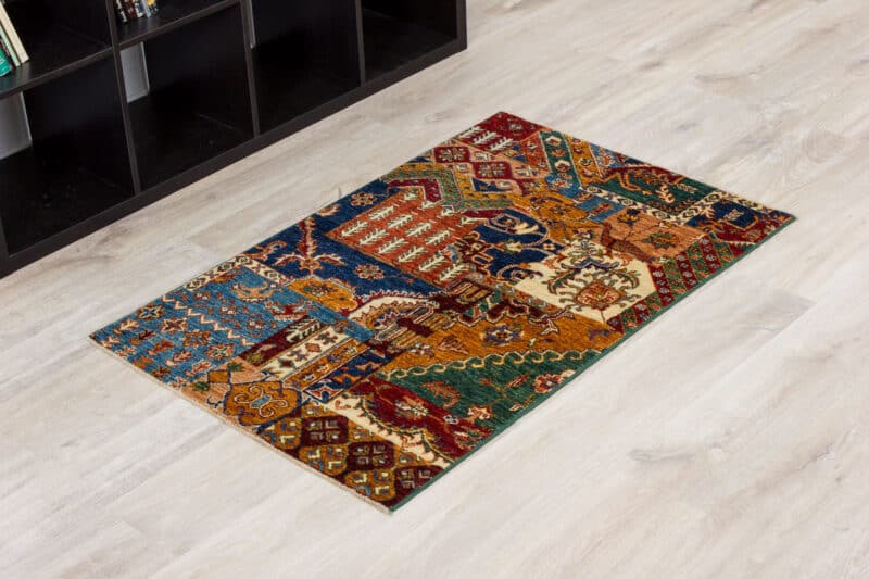 Teppich Brücke Samarkand Patchwork | ca. 80 x 125 cm – Detailbild 1 – jetzt kaufen bei Lifetex-Heimtextilien.de