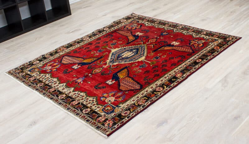Teppich Angeles Hamedan | ca. 150 x 185 cm – Detailbild 1 – jetzt kaufen bei Lifetex-Heimtextilien.de
