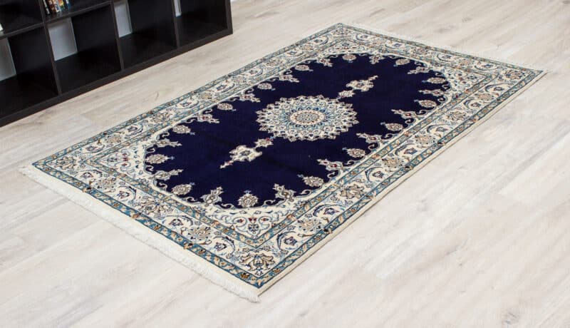 Teppich Nain mit Seide | ca. 125 x 195 cm – Detailbild 1 – jetzt kaufen bei Lifetex-Heimtextilien.de