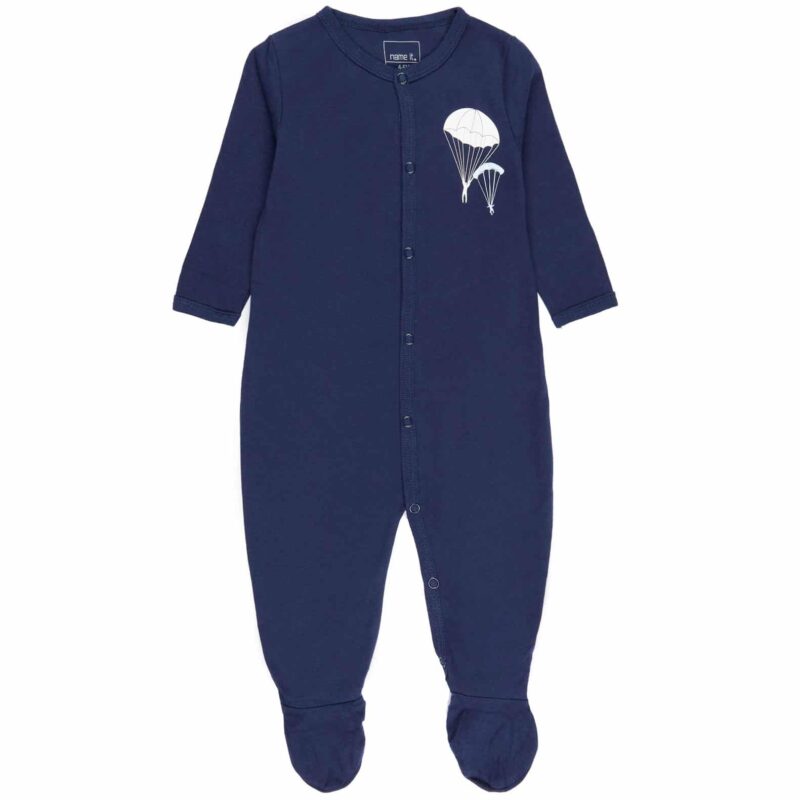 NAME IT 2er Pack Baby-Jungen Schlafstrampler "Balloon" mit Druckknöpfen – Detailbild 1 – jetzt kaufen bei Lifetex-Heimtextilien.de