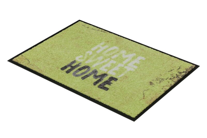 SCHÖNER WOHNEN Fußmatte Broadway | 70 x 110 cm, Home Sweet Home Grün | Türmatte, Sauberlaufmatte – Detailbild 1 – jetzt kaufen bei Lifetex-Heimtextilien.de
