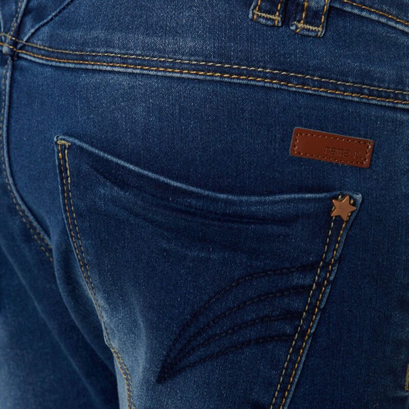 NAME IT Mädchen Jeans Hose NKFROSE mit Applikationen – Detailbild 3 – jetzt kaufen bei Lifetex-Heimtextilien.de