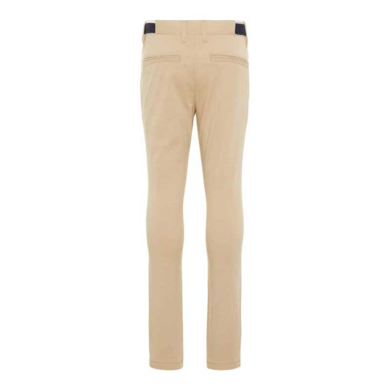 NAME IT Jungen Twill Stoff Hose "nkmSILAS Twitapos" | Elastic Slim Fit – Detailbild 8 – jetzt kaufen bei Lifetex-Heimtextilien.de