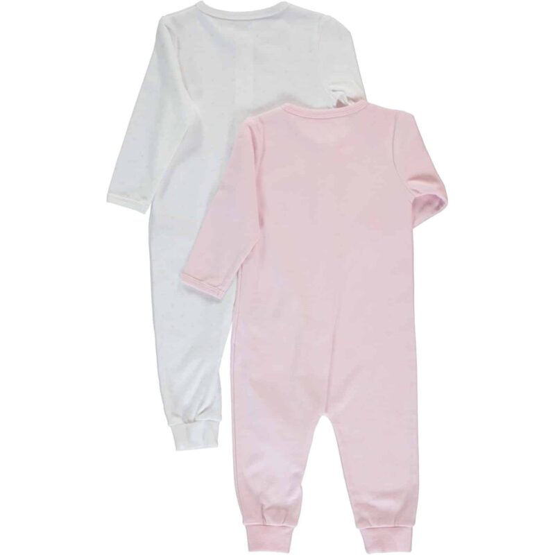 NAME IT 2er Pack Baby-Mädchen Schlafanzug "Precious Star" mit Zip – Detailbild 1 – jetzt kaufen bei Lifetex-Heimtextilien.de