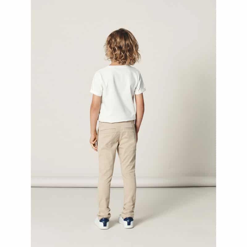 NAME IT Jungen Twill Stoff Hose "nkmSILAS Twitapos" | Elastic Slim Fit – Detailbild 12 – jetzt kaufen bei Lifetex-Heimtextilien.de