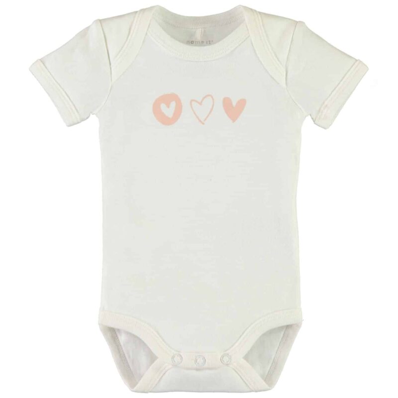 NAME IT 3er Pack Baby-Mädchen Kurzarm Bodies – Detailbild 2 – jetzt kaufen bei Lifetex-Heimtextilien.de