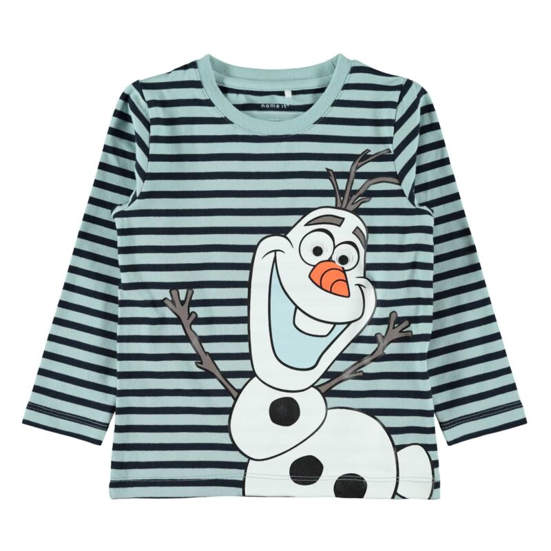 NAME IT Jungen Langarmshirt Olaf von "Die Eiskönigin" in Hellblau – jetzt kaufen bei Lifetex-Heimtextilien.de