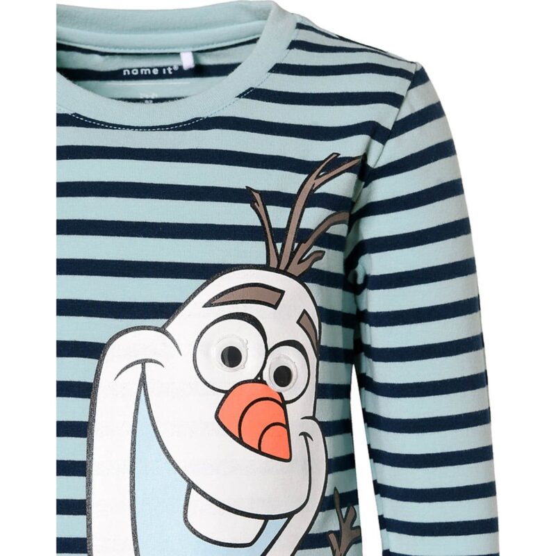 NAME IT Jungen Langarmshirt Olaf von "Die Eiskönigin" in Hellblau – Detailbild 1 – jetzt kaufen bei Lifetex-Heimtextilien.de