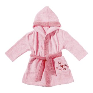 EGERIA Baby-Mädchen  Bademantel mit Kapuze Pony in Rosa – jetzt kaufen bei Lifetex-Heimtextilien.de