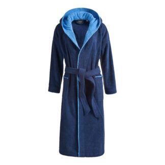 EGERIA Calypso Unisex-Bademantel mit Kapuze für Mädchen und Jungen in Dunkelblau – jetzt kaufen bei Lifetex-Heimtextilien.de