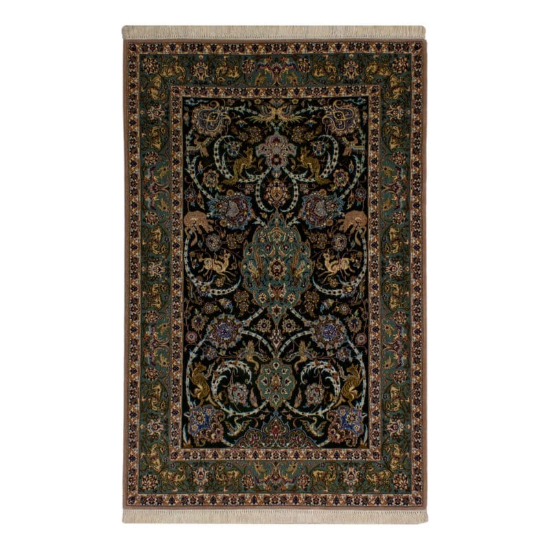 Teppich Isfahan Alt mit Seide | ca. 115 x 175 cm – jetzt kaufen bei Lifetex-Heimtextilien.de
