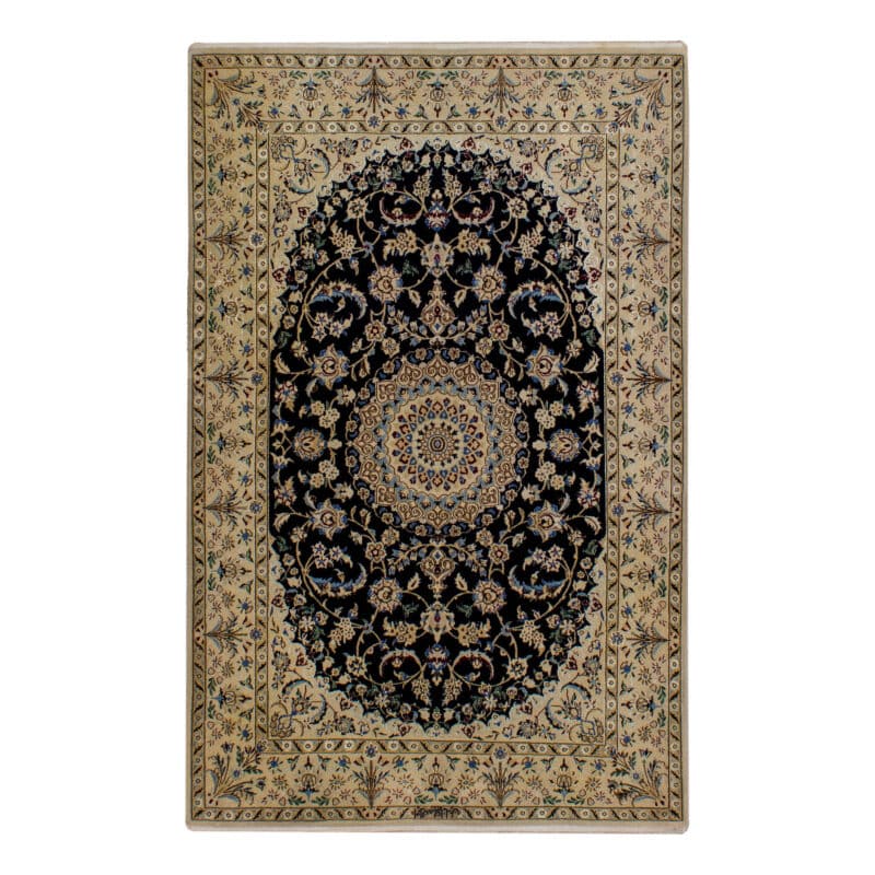 Teppich Isfahan Alt mit Seide | ca. 115 x 175 cm – jetzt kaufen bei Lifetex-Heimtextilien.de