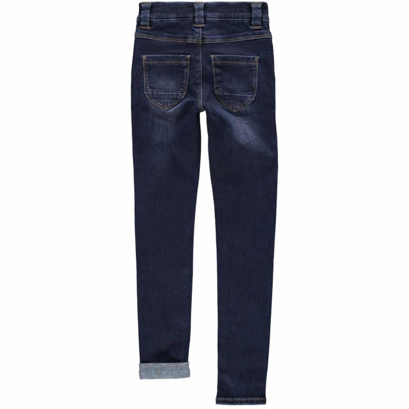 NAME IT Kids Mädchen Jeans Hose Nkfpolly Dnmbatay 3405 Skinny Bru Bet Denim in Dunkelblau – Detailbild 1 – jetzt kaufen bei Lifetex-Heimtextilien.de