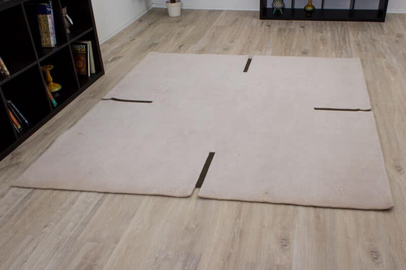 Designteppich JAB Handkunst-Manufaktur quadratisch B-Ware | ca. 200 x 200 cm – Detailbild 1 – jetzt kaufen bei Lifetex-Heimtextilien.de