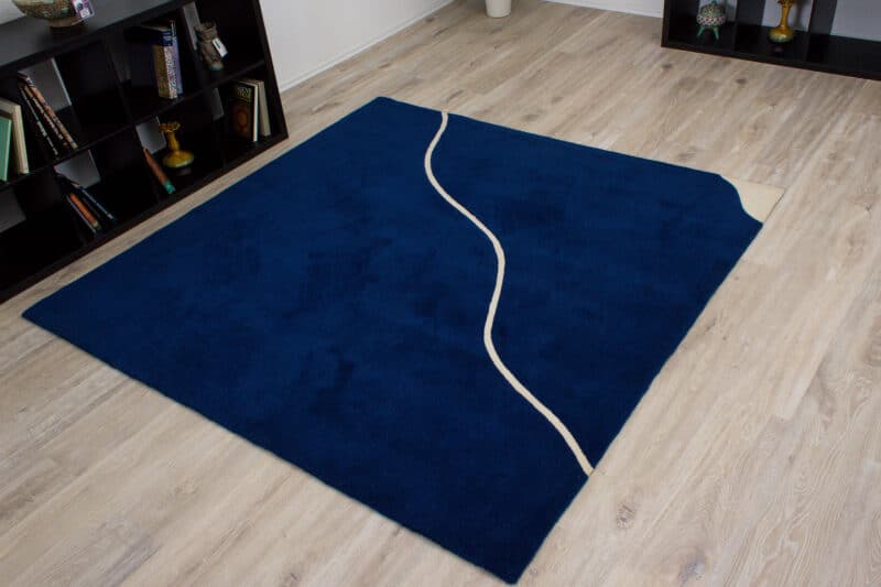 Designteppich modern quadratisch | ca. 200 x 200 cm – Detailbild 1 – jetzt kaufen bei Lifetex-Heimtextilien.de