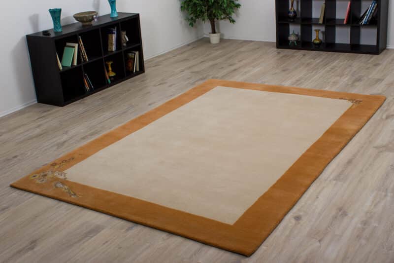 Großteppich Kanchipur modern mit Bordüre | ca. 210 x 305 cm – Detailbild 1 – jetzt kaufen bei Lifetex-Heimtextilien.de