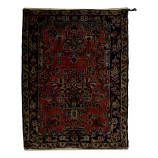 Teppich Amerikanischer Sarough alt | ca. 60 x 80 cm – jetzt kaufen bei Lifetex-Heimtextilien.de