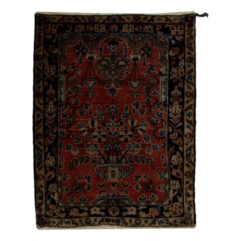 Teppich Amerikanischer Sarough alt | ca. 60 x 80 cm – jetzt kaufen bei Lifetex-Heimtextilien.de