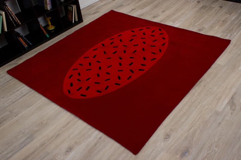 Designteppich abstrakt modern quadratisch | ca. 200 x 200 cm – Detailbild 1 – jetzt kaufen bei Lifetex-Heimtextilien.de