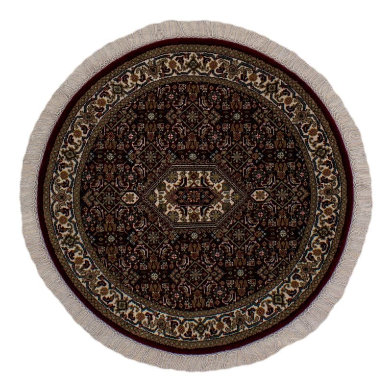 Teppich Bidjar Benares rund | ca. 100 x 100 cm – jetzt kaufen bei Lifetex-Heimtextilien.de