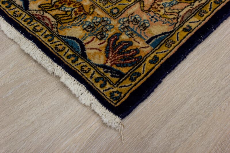 Bildteppich Tiermotiv Ghom Korkwolle | ca. 110 x 125 cm – Detailbild 2 – jetzt kaufen bei Lifetex-Heimtextilien.de